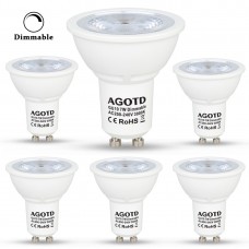 AGOTD 7 Watt GU10 LED Spotlight Warm White Dimmable 3000K - 50W Replacement